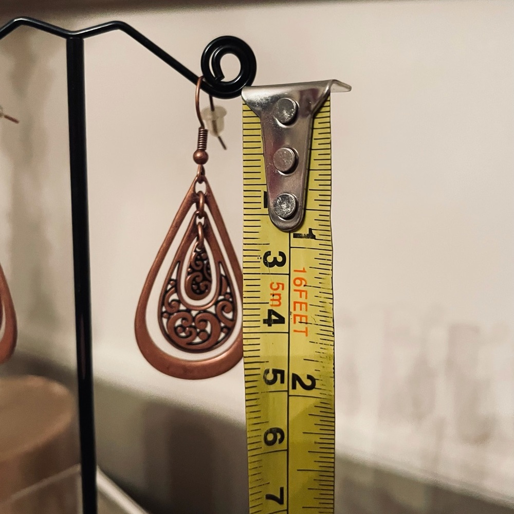 Copper✨Drop Earrings - Picture 3 of 3
